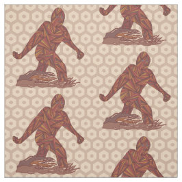 Bigfoot Sasquatch Cryptid Creature Roligt Tyg