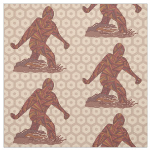 Bigfoot Sasquatch Cryptid Creature Roligt Tyg