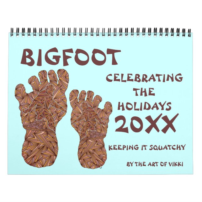 Bigfoot Sasquatch Cryptid Geek 20XX Kalender (Omslag)