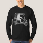 Bigfoot Sasquatch Driving Golf Cart Funny Golfing T Shirt<br><div class="desc">Bigfoot Sasquatch Driving Golf Cart Funny Golfing Golfer</div>