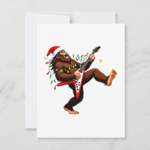 Bigfoot Sasquatch Elgitarr Jul 2026   Anteckningskort