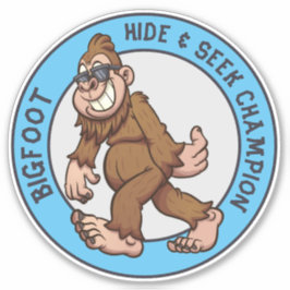 Bigfoot | Sasquatch-etikett (redigerbart) Klistermärken