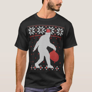 Bigfoot Sasquatch-familjen som matchar Ugly jul S T Shirt