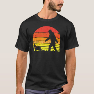 Bigfoot Sasquatch Fransk Bulldog Retro Frenchie Pe T Shirt