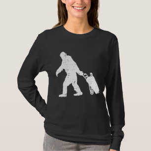 Bigfoot Sasquatch Golf Klubbs Funny Golfing Golfer T Shirt