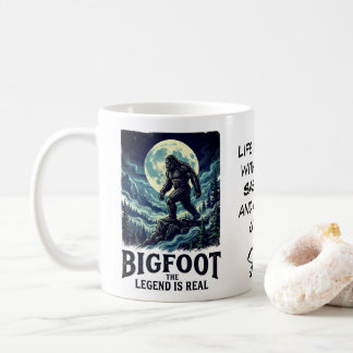 Bigfoot Sasquatch I Skogen Kaffemugg