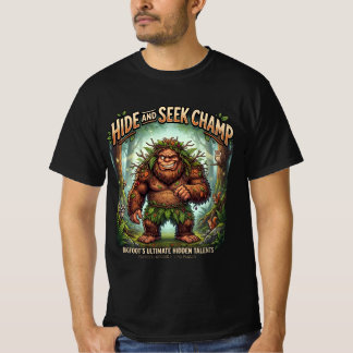 Bigfoot Sasquatch i skogen T Shirt
