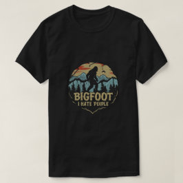 Bigfoot Sasquatch, jag hatar folk T Shirt