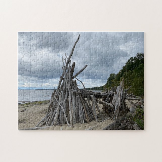 Bigfoot Sasquatch Jigszle Puzzle Pussel (Horisontell)