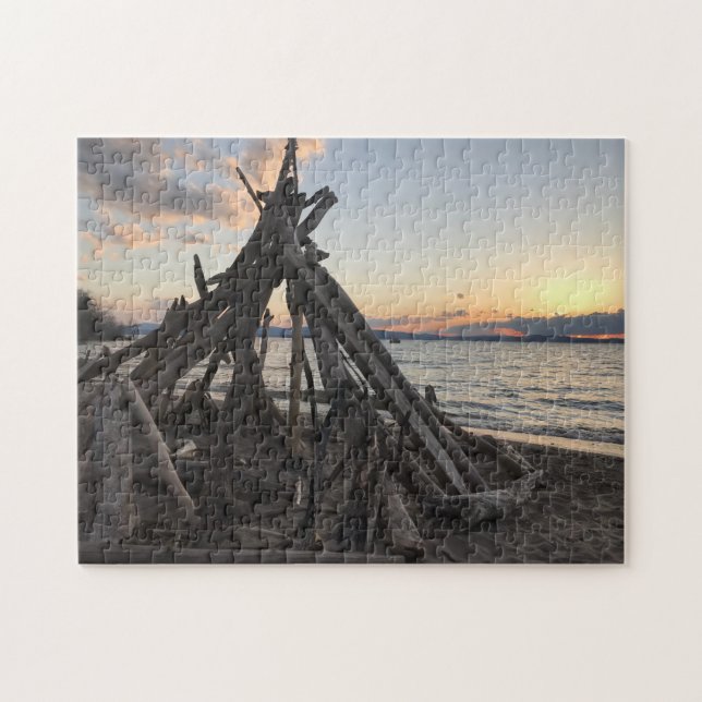 Bigfoot Sasquatch Jigszle Puzzle Pussel (Horisontell)