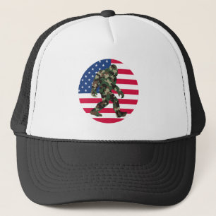 Bigfoot Sasquatch Kamouflage      Keps