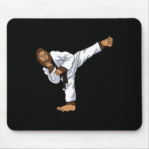 Bigfoot Sasquatch Karate Taekwondo Kickboxning Kar Musmatta
