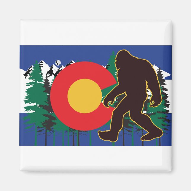 Bigfoot-Sasquatch Magnet (Framsidan)