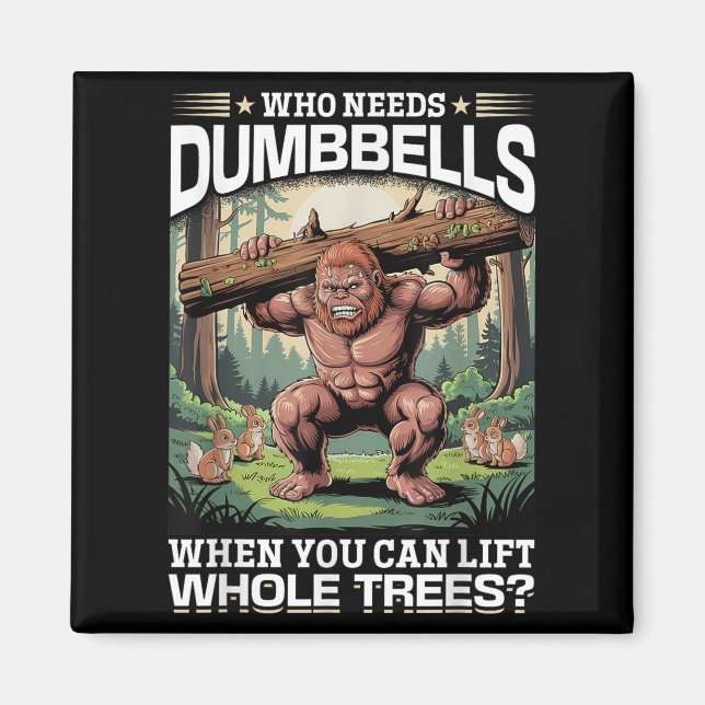 Bigfoot Sasquatch Magnet (Framsidan)