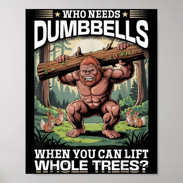 Bigfoot Sasquatch Poster (Framsidan)