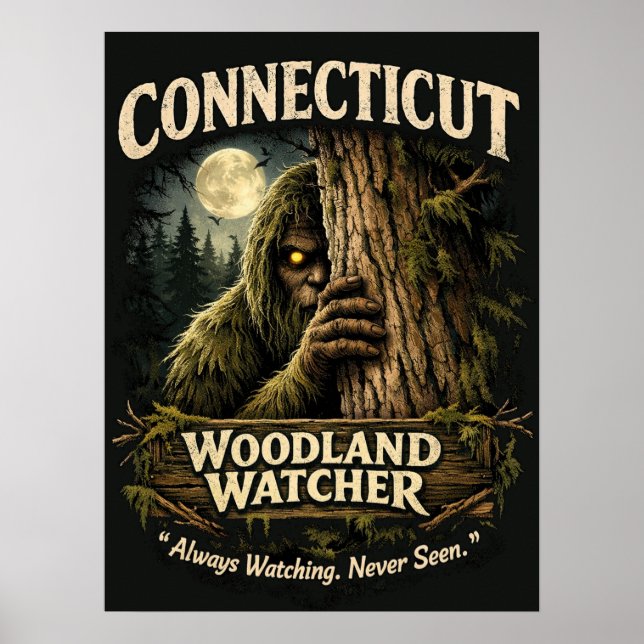 Bigfoot Sasquatch Poster (Framsidan)