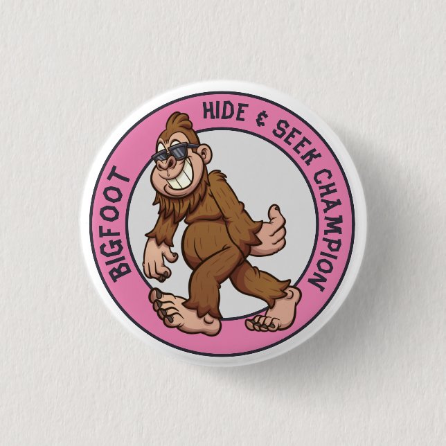 Bigfoot | Sasquatch (redigerbart) Knapp (Framsida)