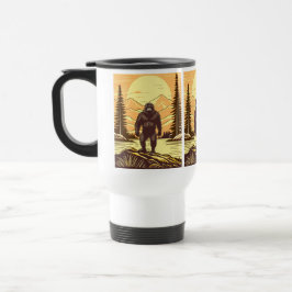 Bigfoot Sasquatch Retro Art Resemugg