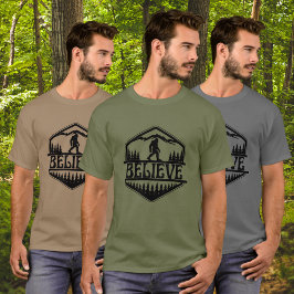 BigFoot Sasquatch Rolig Squatchy Skog Vintage T Shirt