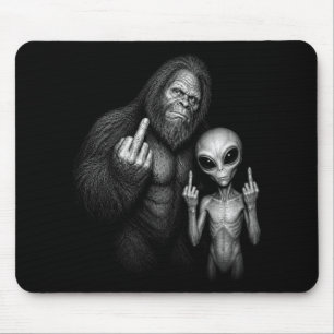 Bigfoot Sasquatch Rymd Alien Lillfinger Musmatta