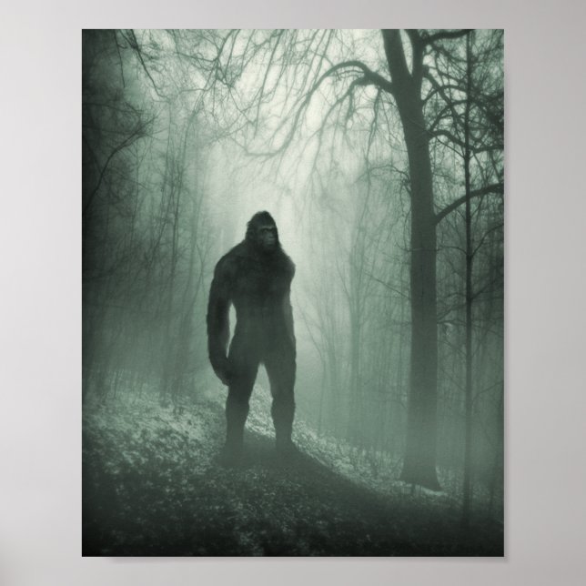 Bigfoot/Sasquatch Silent Watcher Poster (Framsidan)