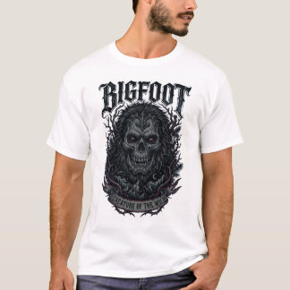 Bigfoot Sasquatch Skalle T Shirt