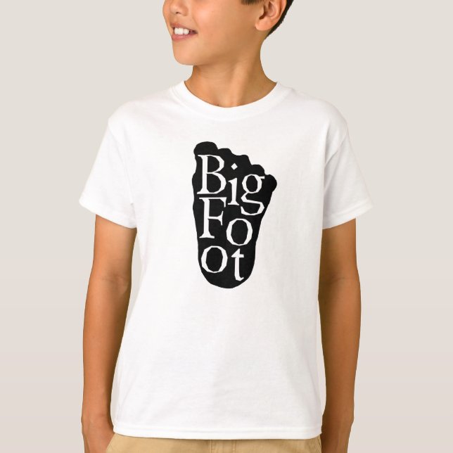 Bigfoot! Sasquatch stor fotYeti Tee (Framsida)