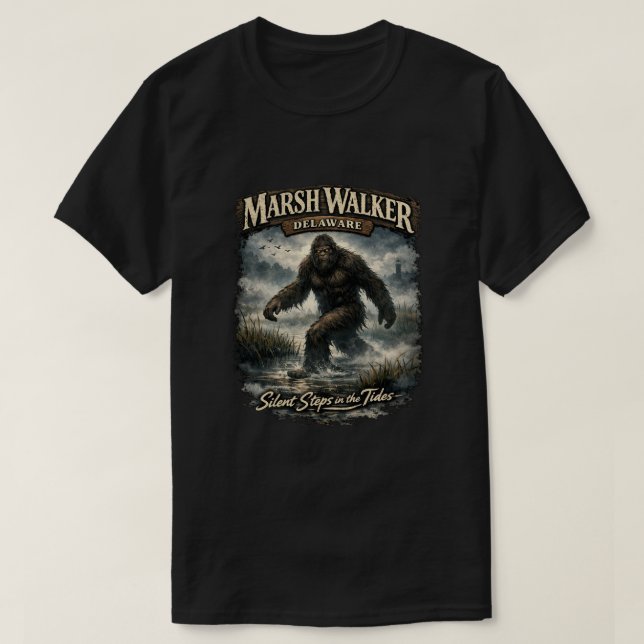 Bigfoot Sasquatch T Shirt (Design framsida)