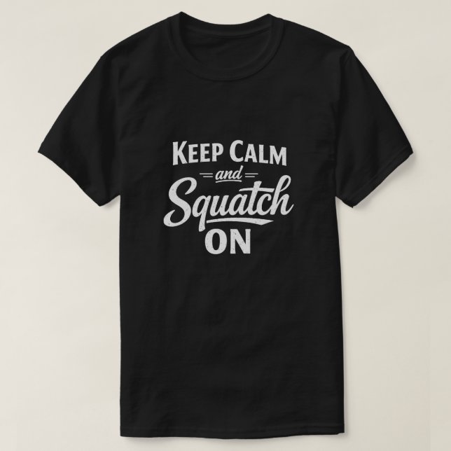 Bigfoot Sasquatch T Shirt (Design framsida)
