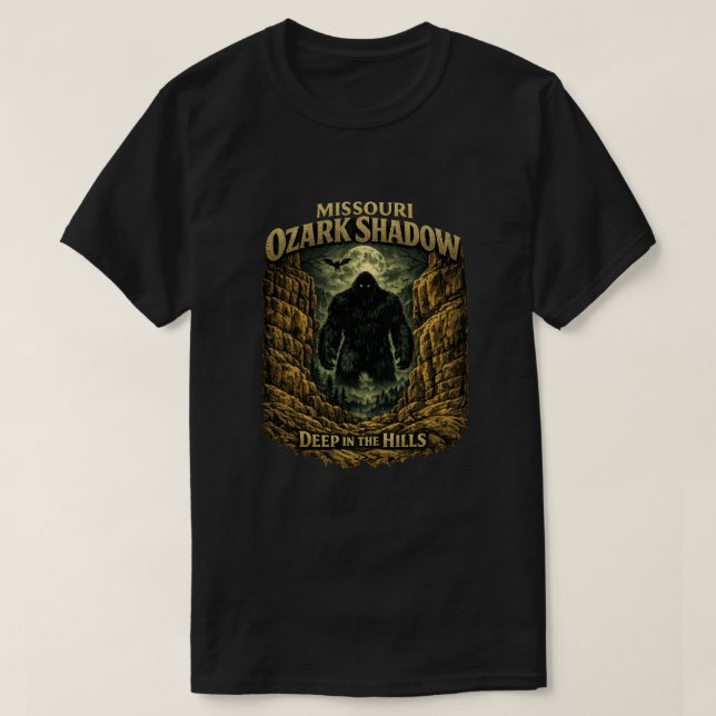 Bigfoot Sasquatch T Shirt (Design framsida)