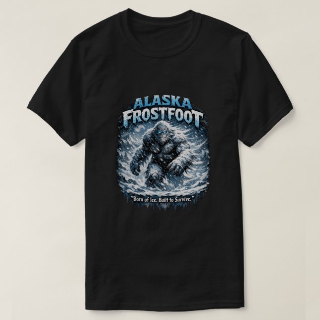 Bigfoot Sasquatch T Shirt (Design framsida)