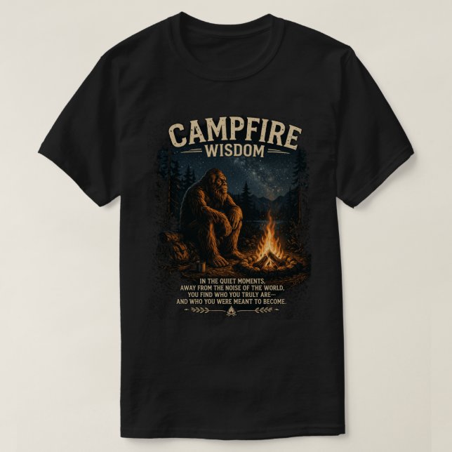 Bigfoot Sasquatch T Shirt (Design framsida)