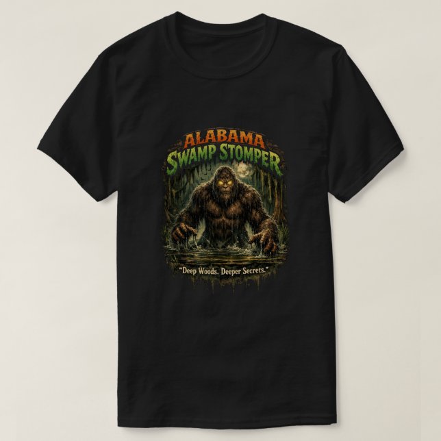 Bigfoot Sasquatch T Shirt (Design framsida)