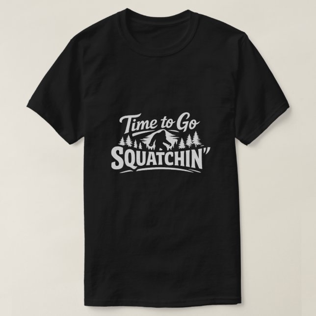 Bigfoot Sasquatch T Shirt (Design framsida)