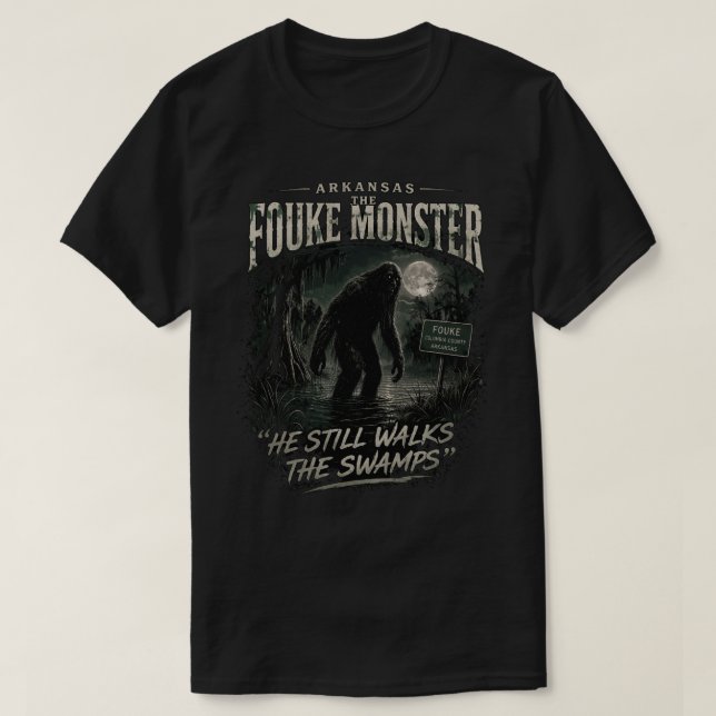Bigfoot Sasquatch T Shirt (Design framsida)