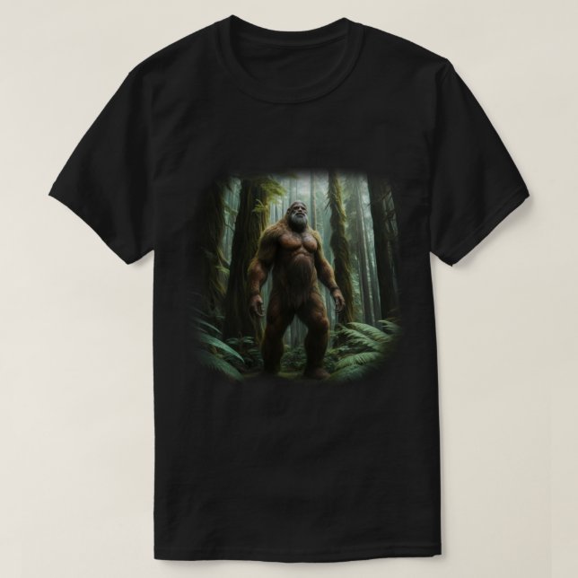 Bigfoot Sasquatch T Shirt (Design framsida)