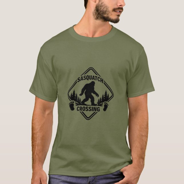 Bigfoot Sasquatch T-Shirt blir (Framsida)