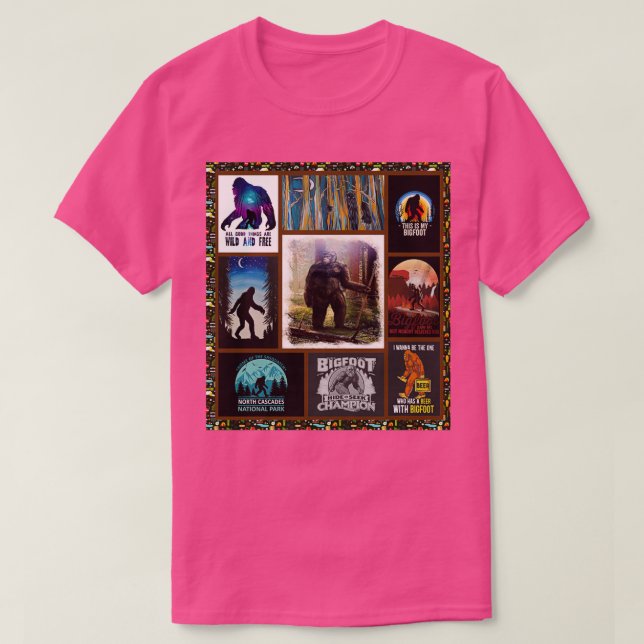 Bigfoot sasquatch yeti t shirt (Design framsida)