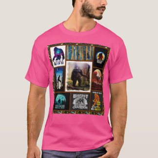 Bigfoot sasquatch yeti t shirt