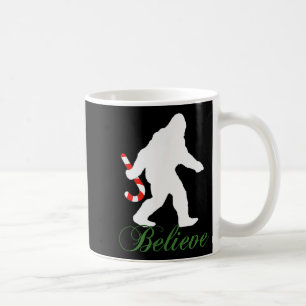 Bigfoot Sasquatch Yeti Tro Sockerstång Jul Kaffemugg
