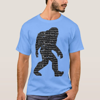 Bigfoot Sasquatch Yeti Yowie Skunk Ape Grassman Ya T Shirt