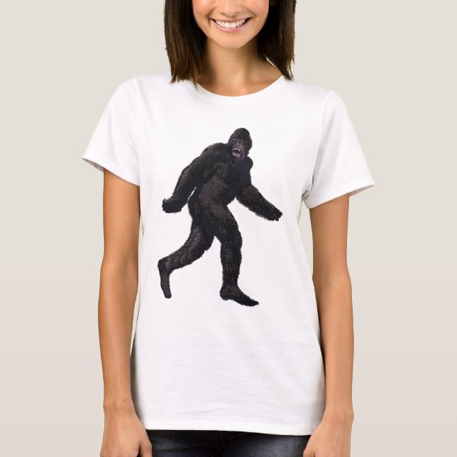Bigfoot Sasquatch Yetti Tee Shirt (Framsida)