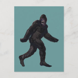Bigfoot Sasquatch Yetti Vykort