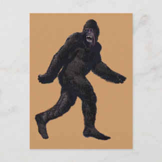 Bigfoot Sasquatch Yetti Vykort