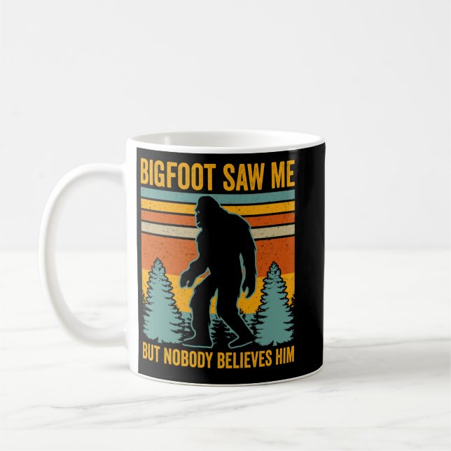 Bigfoot Saw Me Kaffemugg (Vänster)