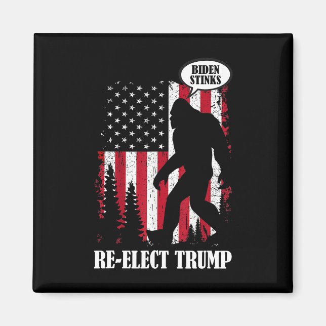 Bigfoot Says Biden Stinks Magnet (Framsidan)