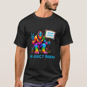 Bigfoot Says Trump Stinks, nyval Biden 2024 T Shirt
