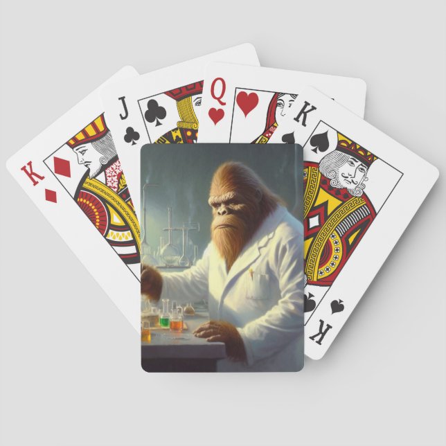 Bigfoot Scientist Casinokort (Baksidan)