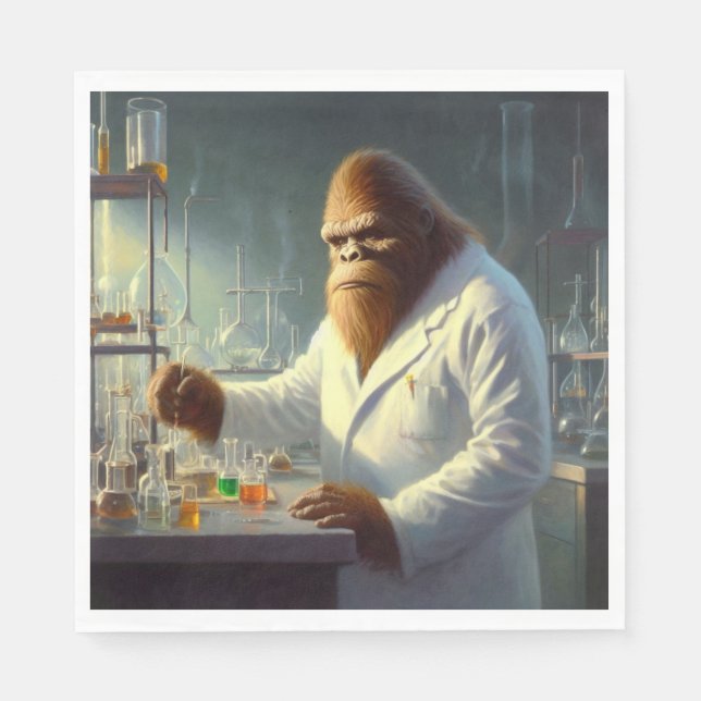 Bigfoot Scientist Pappersservett (Framsidan)