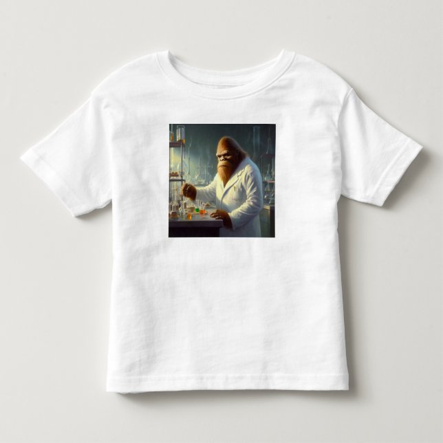 Bigfoot Scientist T Shirt (Framsida)